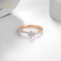 Polly Rose Gold Diamond Engagement Ring Casing