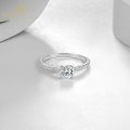 Yara White Gold Diamond Engagement Ring Casing