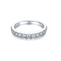 Winns Diamond Engagement Ring Casing 18K White Gold (2 in 1)