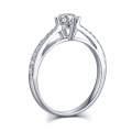 Erichio White Gold Diamond Engagement Ring Casing