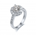 Baray White Gold Diamond Engagement Ring Casing