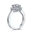 Baray White Gold Diamond Engagement Ring Casing