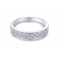 Tahoe Prong Diamond Ring 18K White Gold 