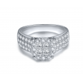Aegir Princess Diamond Ring 18K White Gold 