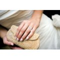Tasia Channel Diamond Ring 18K White Gold 