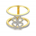 Wynonna Prong Diamond Ring 18K Yellow Gold