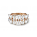 Maris Pearl Diamond Ring 18K Rose Gold