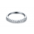 Piz Diamond Engagement Ring Casing 18K White Gold (2 In 1)