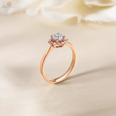 Carson Diamond Engagement Ring Casing 18K White Gold