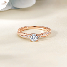 Ellie Diamond Engagement Ring Casing 18K White Gold / Platinum