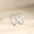 Kaiya Platinum Diamond Wedding Ring (Pair)