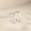 Aoi Platinum Diamond Wedding Ring (Pair)
