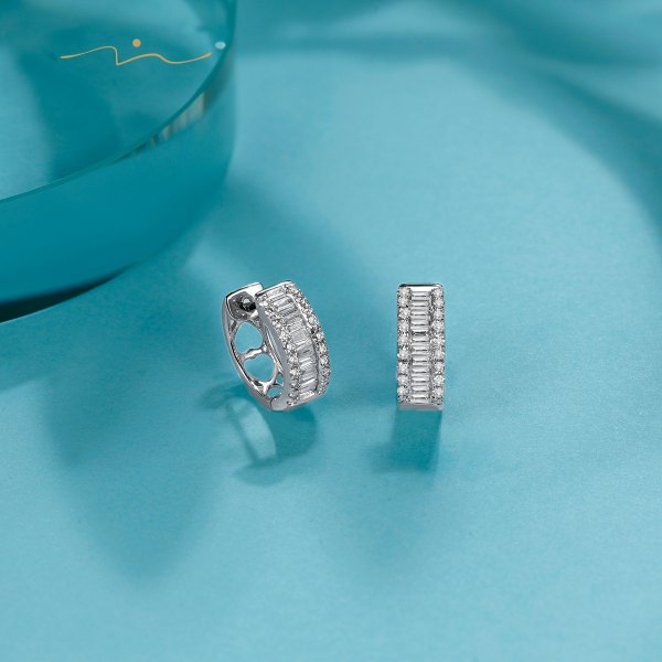 Xion Diamond Earring 18K White Gold
