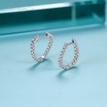 Pionsei Diamond Earring 18K White Gold