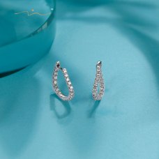 Pionsei Diamond Earring 18K White Gold