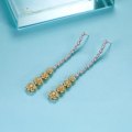 Blissen Diamond Earring 18K White & Yellow Gold