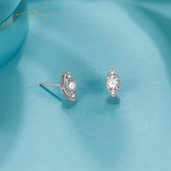 Carina Diamond Earring 18K White Gold