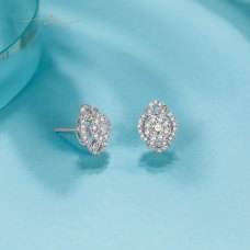Flissy Diamond Earring 18K White Gold