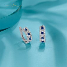 Vionnie Ruby Diamond Earring 18K White Gold