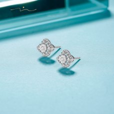 Darine Diamond Earring 18K White Gold