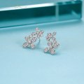 Blooms Diamond Earring 18K White Gold