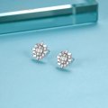 Clarines Diamond Earring 18K White Gold