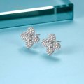 Flower Bay Diamond Earring 18K White Gold