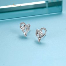 Nellisa Diamond Earring 18K White Gold