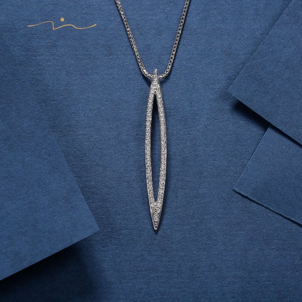 Rolis Diamond Necklace 18K White Gold