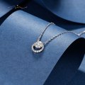 Pomviel Diamond Necklace 18K White Gold