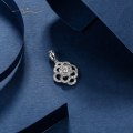 Twel Diamond Pendant 18K White Gold