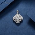 Tella Cluster Diamond pendant 18K White Gold