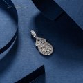 Intrine Diamond Pendant 18K White Gold