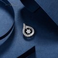 Emane Diamond Pendant 18K White Gold