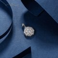 Qinnys Diamond Pendant 18K White Gold