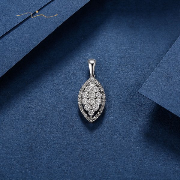 Sher'el Diamond Pendant 18K White Gold
