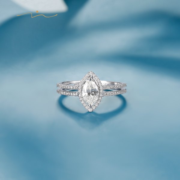 Tepolen Diamond Ring 18K White Gold
