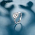 Shing Diamond Ring 18K White Gold