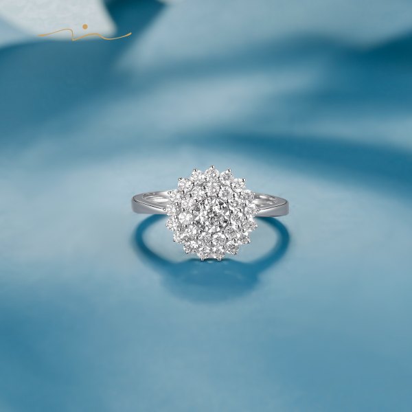 Lebrey Diamond Ring 18k White Gold