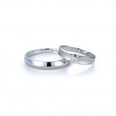Sierra Diamond Wedding Ring 18K White Gold