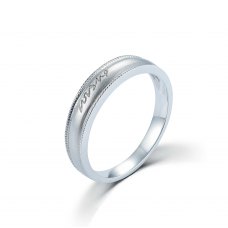 Elena Women's Wedding Ring 18K White Gold 