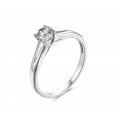 Duchian Solitaire White Gold Diamond Engagement Ring Casing