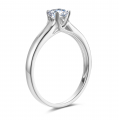 Duchian Solitaire White Gold Diamond Engagement Ring Casing