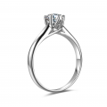 Purine Solitaire White Gold Diamond Engagement Ring Casing
