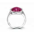 Thoth Prong Ruby Diamond Ring