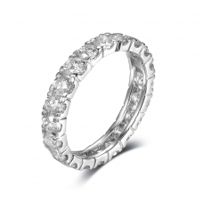 Yours Truly Eternity Diamond Ring 18k White Gold