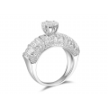 Eccezion stackable Diamond Ring 18k White Gold