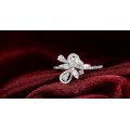 Blomst Channel Diamond Ring 18k White Gold