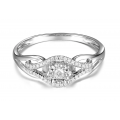 Teceram Illusion Diamond Ring 18k White Gold