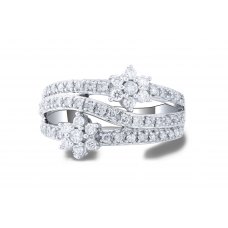 Broadleaf Prong Diamond Ring